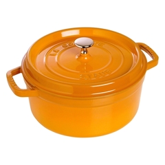 Кокот круглый, 5,25 л, 26 см, горчица, La Cocotte, Staub