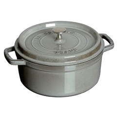 Кокот круглый, 5,25 л, 26 см, серый графит, La Cocotte, Staub