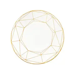 Набор десертных тарелок 23 см, 6 шт, Gem Cut, Prouna