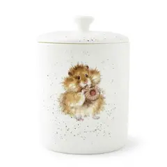 Банка с крышкой "Забавная фауна. Хомяк", 18х13 см, Wrendale Designs. Royal Worcester