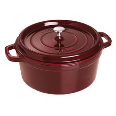 Кокот круглый, 6,7 л, 28 см, гранатовый, La Cocotte, Staub