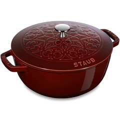 Кокот Лилия, 4,9 л, 26 см, гранатовый, Staub