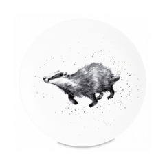 Закусочная тарелка "Забавная фауна. Барсук", 20 см, Royal Worcester