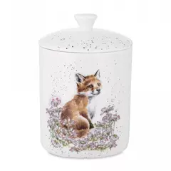 Банка для чая с крышкой "Забавная фауна. Лиса", 10х14.5 см, Wrendale Designs. Royal Worcester