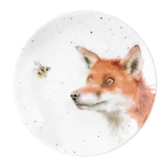 Десертная тарелка фарфоровая "Забавная фауна. Лисица", 16,5 см, Royal Worcester