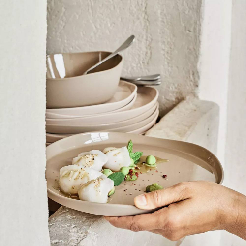 Салатник 20 см Guy Degrenne Brume Traupe коричневый