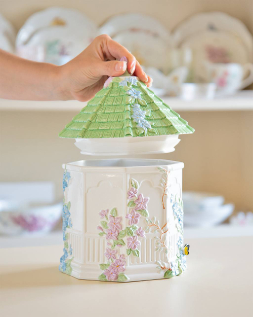Банка для сладостей Беседка 26см, LEN827665, Бабочки на лугу, Lenox