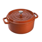 Этикет: Кокот круглый, 2,6 л, 22 см, корица, La Cocotte, Staub