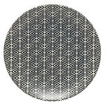 Тарелка хлебная 16,7 см Costa Nova Augusta Diamond Weave черная