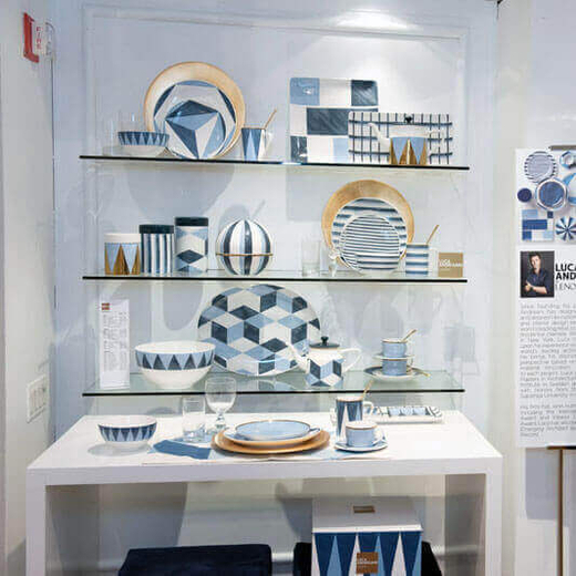 Блюдо квадратное "Аззурро" 30,5 см, фарфор, LEN880279, Azzurro, Lenox