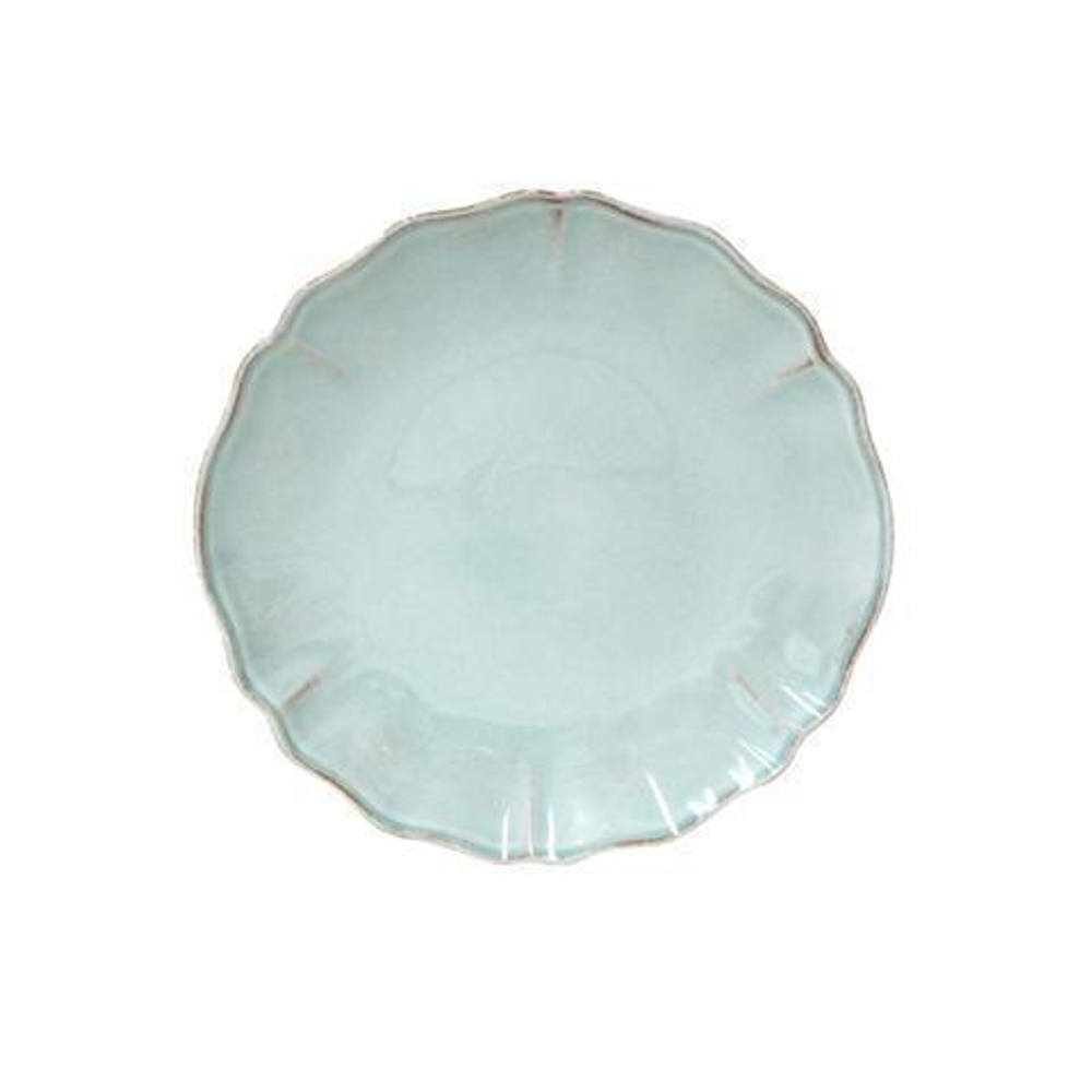 Тарелка салатная 21,4 см Costa Nova Alentejo Turquoise бирюзовая