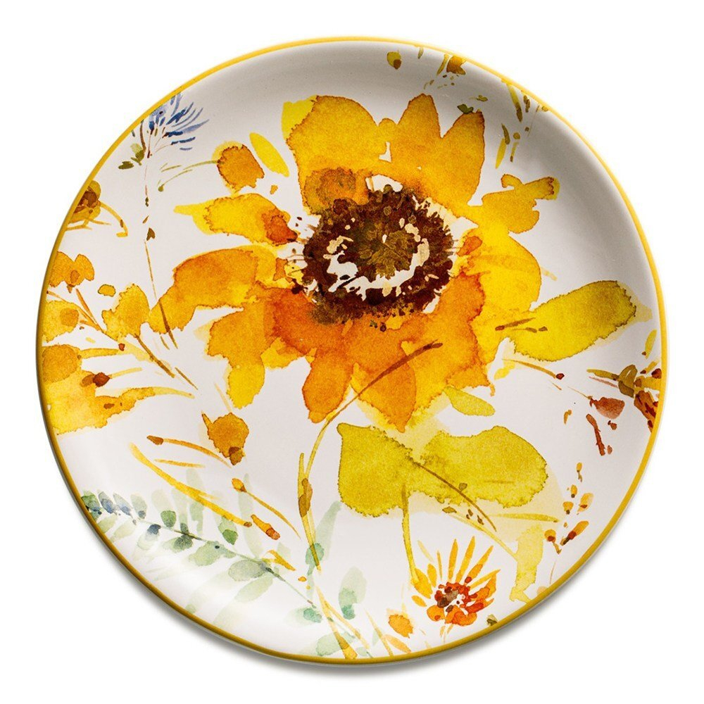 Тарелка закусочная 23 см Certified Int. Подсолнухи-2