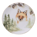 Тарелка акцентная 23 см Certified International Заповедный лес, Лиса