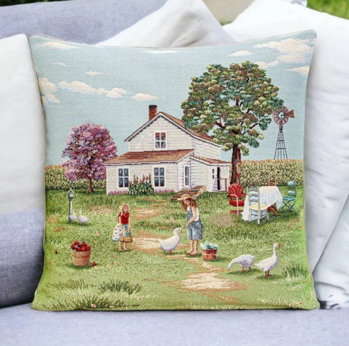 Наволочка 45x45 см, коллекция "Ранчо", Le Gobelin