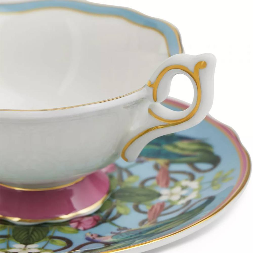 Чашка чайная с блюдцем Wedgwood Животный мир 140 мл, фарфор