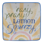Тарелка пирожковая квадратная 15х15 см, Lemon squeezy, Certified Int. Лимонад
