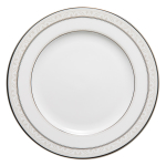Тарелка пирожковая Noritake Монтвейл Платиновый кант 16,5 см, фарфор костяной