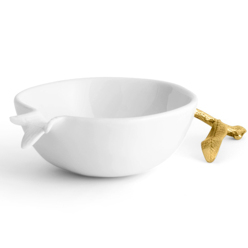 Чаша для орехов Michael Aram Гранат 19 см, фарфор, латунь