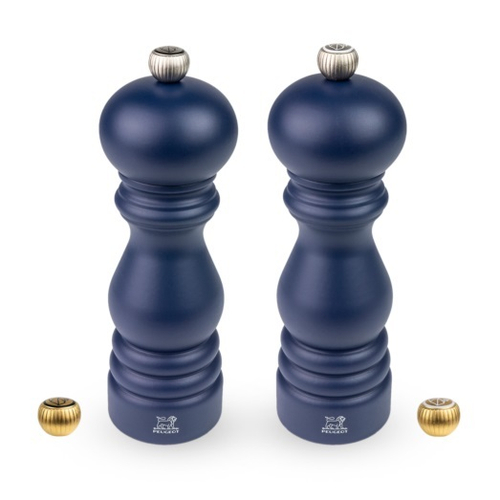 Набор мельниц Paris Peugeot 18 см для перца и соли, темно-синий