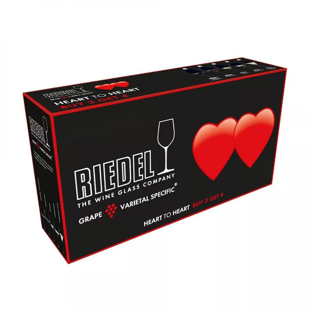 Набор бокалов для шампанского 305 мл Riedel Heart To Heart 4 пр