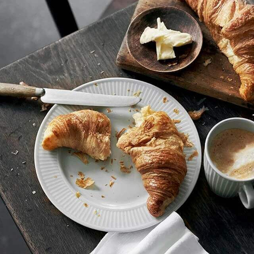 Тарелка закусочная 22 см, фарфор, белый, 214222BL1, Plisse, Pillivuyt