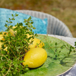 Тарелка подстановочная 30,9 см Costa Nova Riviera Tomate зеленая