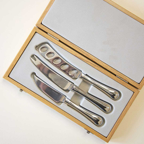 Набор ножей для сыра в подарочной упаковке, 3 шт., Radford Bright, ROBERT WELCH