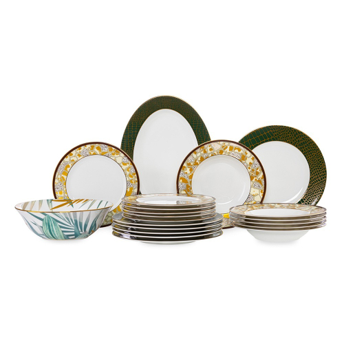 Сервиз столовый на 6 персон 20 предметов Mix&Match Home Сафари