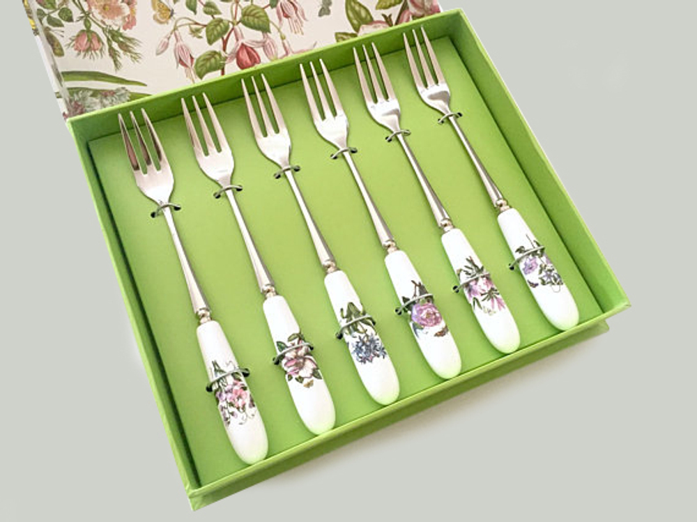 Набор вилок десертных Portmeirion "Ботанический сад" 15см, 6 шт, п/к