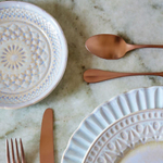 Тарелка хлебная 15,4 см Costa Nova Cristal Nacar бежевая