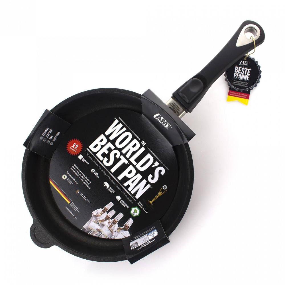 Алюминиевая сковорода с антипригарным покрытием и съемной ручкой AMT532, Frying Pans, АМТ
