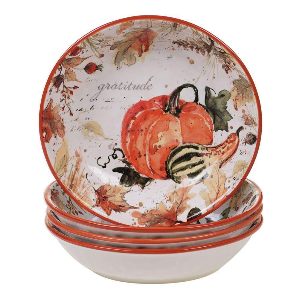 Тарелка суповая 23 см Certified Int. Осенние краски