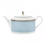 Чайник Noritake Богарт платиновый 1,25 л, фарфор костяной