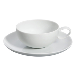 Чашка чайная с блюдцем Vista Alegre Domo White 250 мл, фарфор