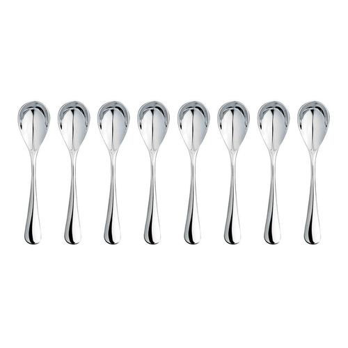 Набор кофейных ложек из нержавеющей стали, 8 предметов, Ashbury Bright, Robert Welch