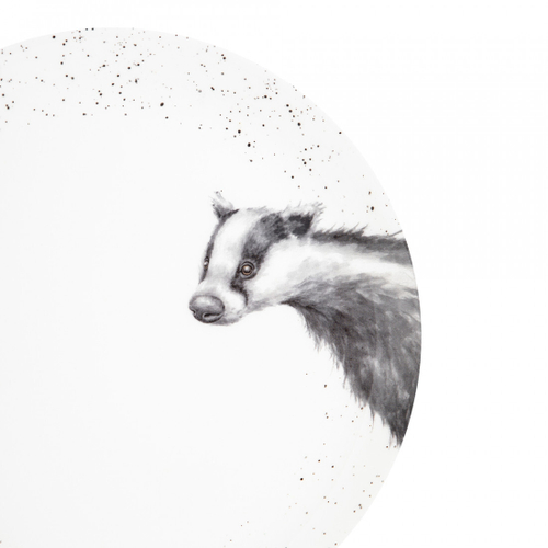 Тарелка обеденная "Забавная фауна. Барсук", 27 см, Royal Worcester