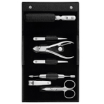 Маникюрный набор 7 пр. Inox черный, Zwilling