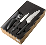 Набор кухонных ножей и точилка, 3 предмета, Signature Knife, Robert Welch