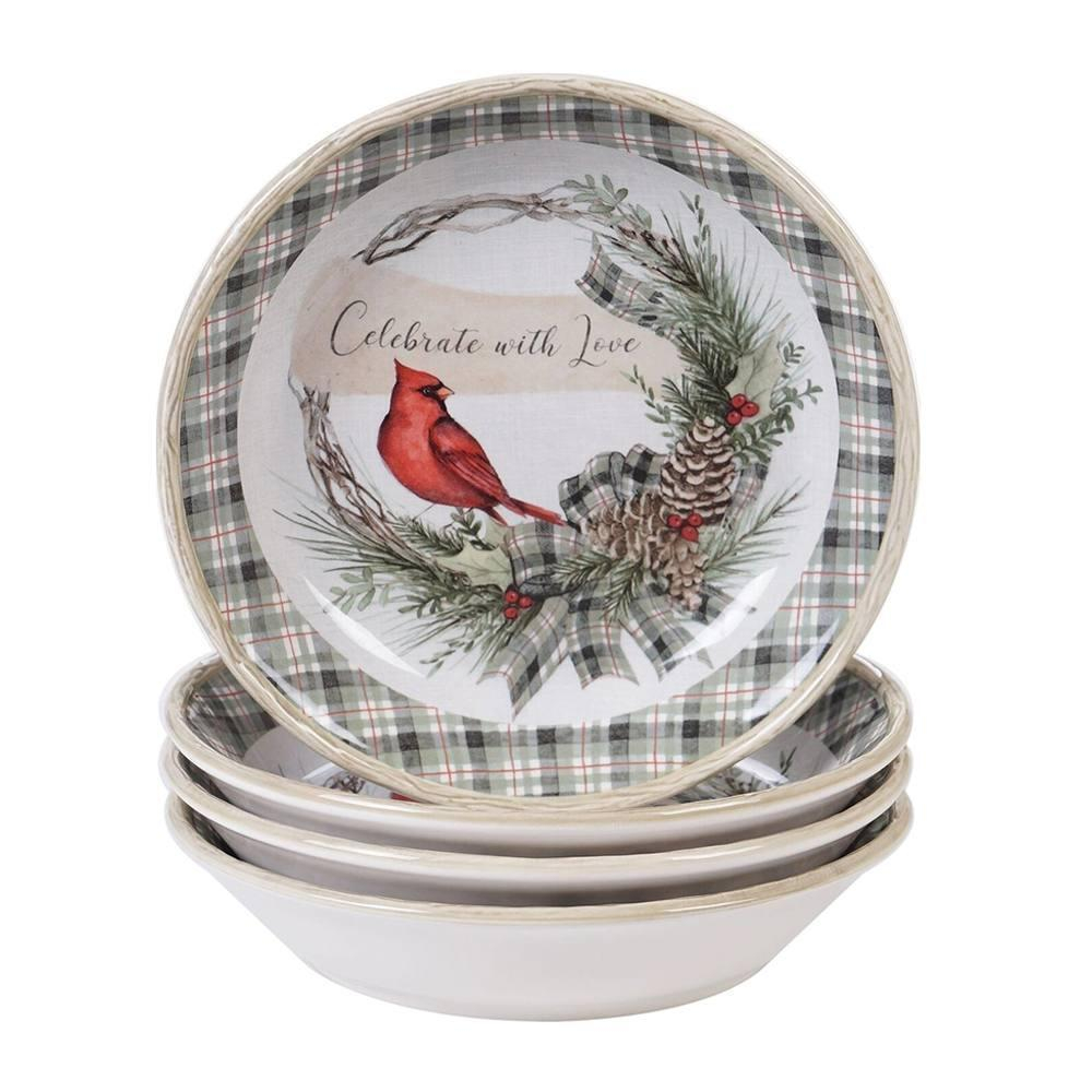 Тарелка суповая 23 см Certified Int. Плющ и остролист