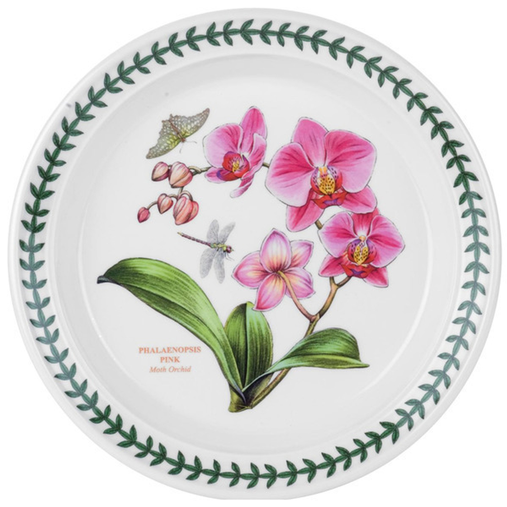 Тарелка закусочная Portmeirion "Ботанический сад. Экзотические цветы. Орхидея" 20см
