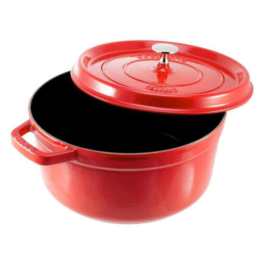 Кокот круглый, 8,35 л, 30 см,  вишневый, La Cocotte, Staub
