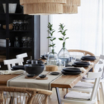 Тарелка обеденная 28 см Costa Nova Livia Black черная