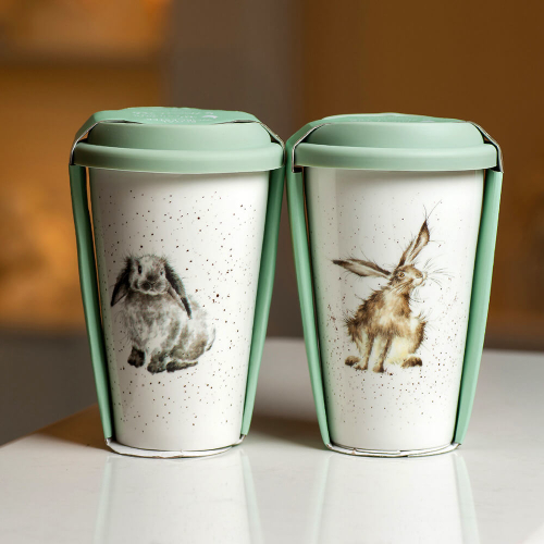 Кружка с силиконовой крышкой "Забавная фауна. Кролик", 310 мл, Royal Worcester