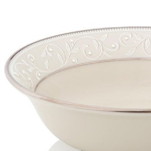 Салатник 24 см, круглый, костяной фарфор, LEN6252373, Чистый жемчуг, Lenox