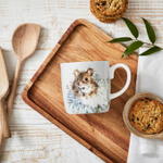 Фарфоровая кружка для кофе и чая "Забавная фауна, Мышь", 400 мл, RWC MMQF4020-XD, Великобритания, Wrendale Designs, Royal Worcester