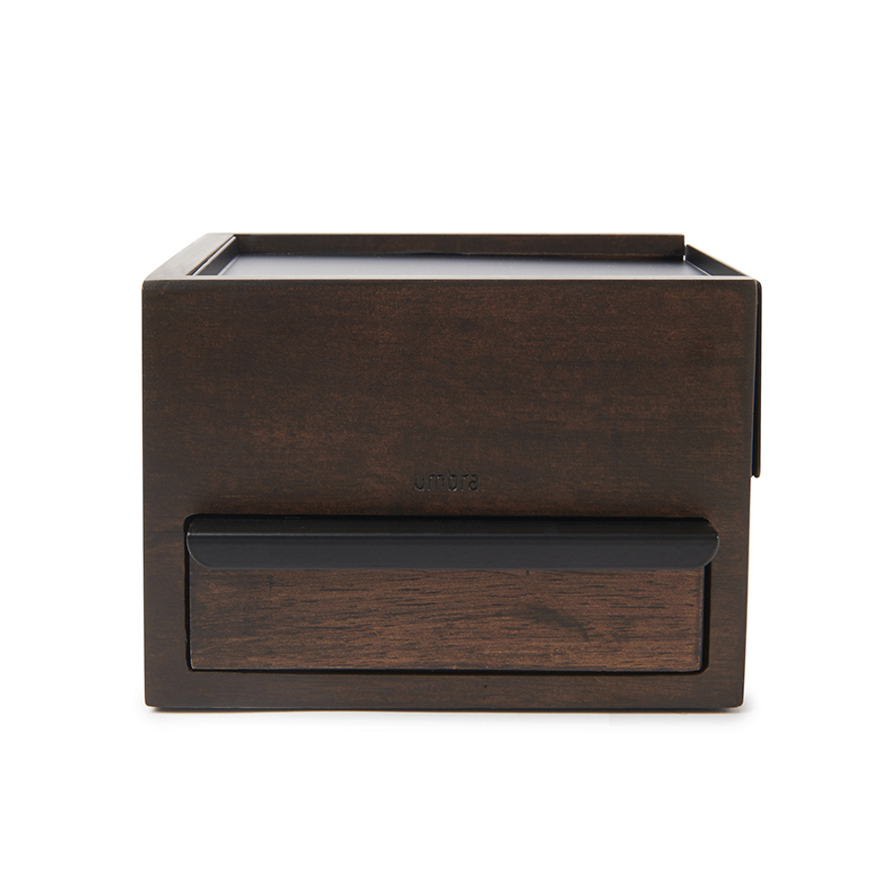 Шкатулка для украшений Stowit Mini чёрная, Umbra