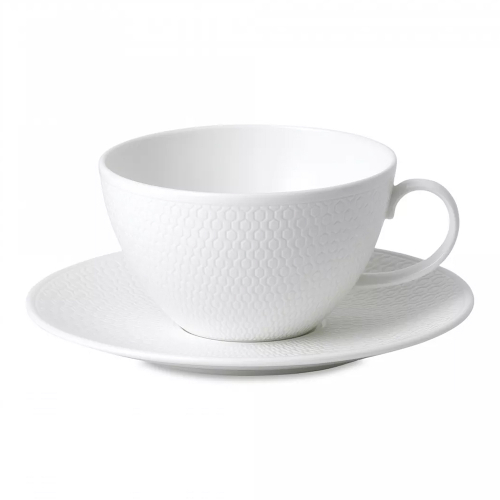 Чашка чайная с блюдцем Wedgwood Джио 340 мл, фарфор