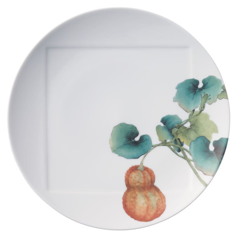 Тарелка обеденная Noritake Овощной букет Тыква 27 см, фарфор