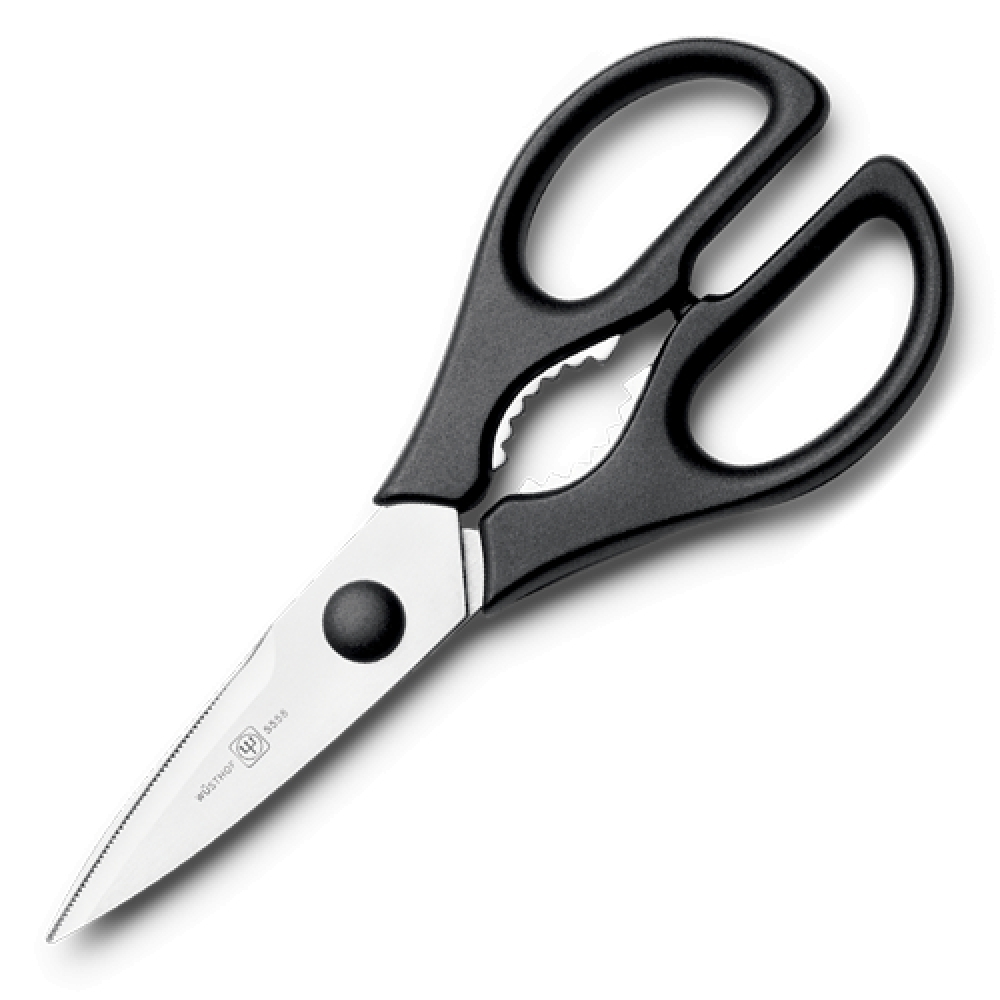 Набор кухонных ножей 5 шт + мусат+ ножницы. на темной дерев. подставке 1090370703, Classic Ikon, Wuesthof