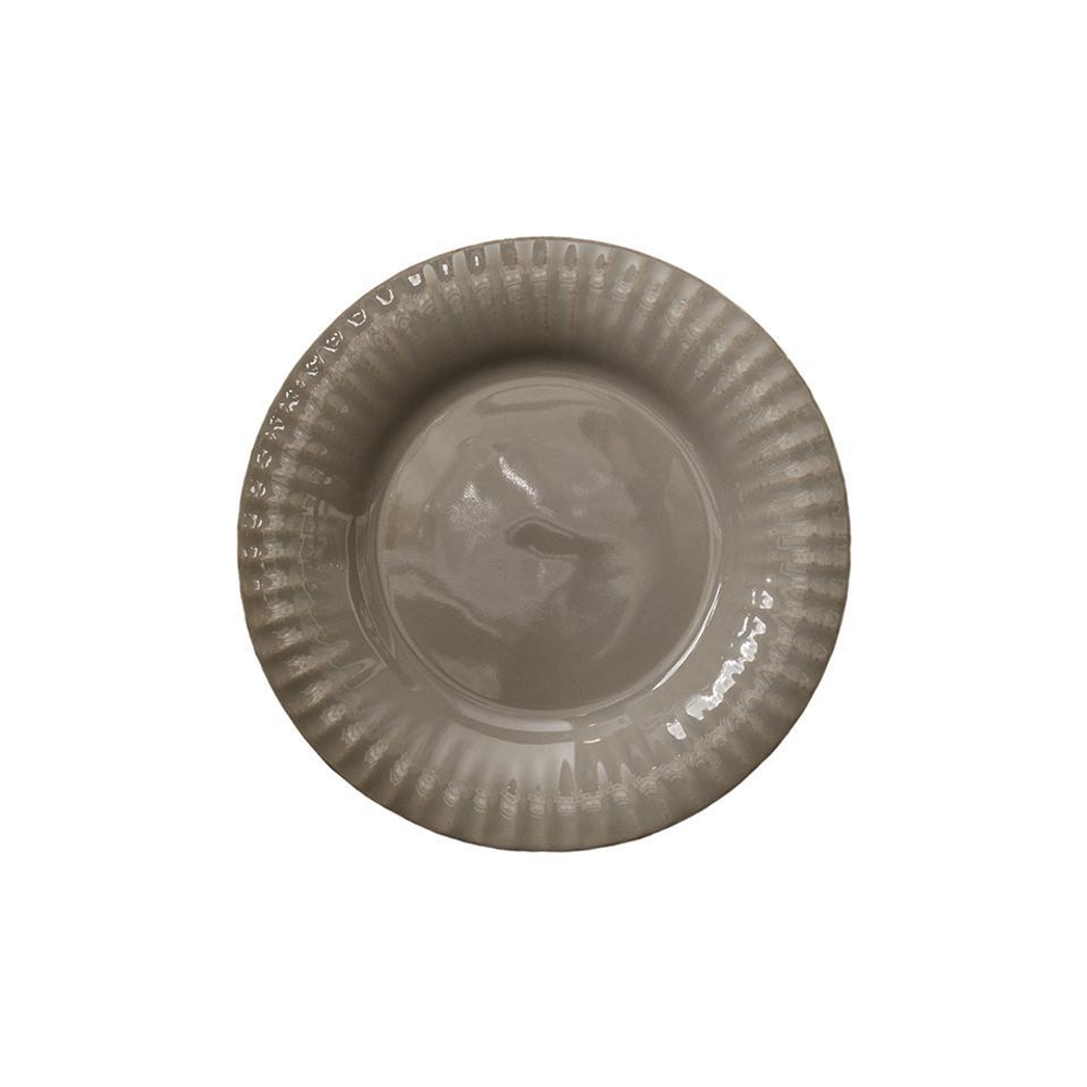 Тарелка 22 см Costa Nova Village Grey серая